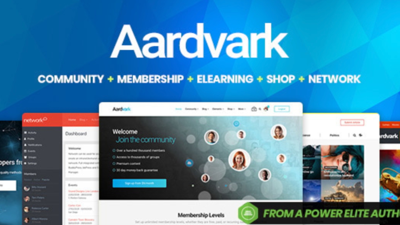 Aardvark wordpress theme